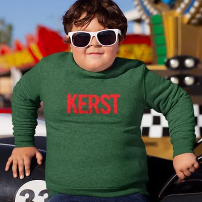 Foute Kersttrui Groen Kind - Kerst Red (3-4 jaar - MAAT 98/104) - Kerstkleding voor jongens & meisjes