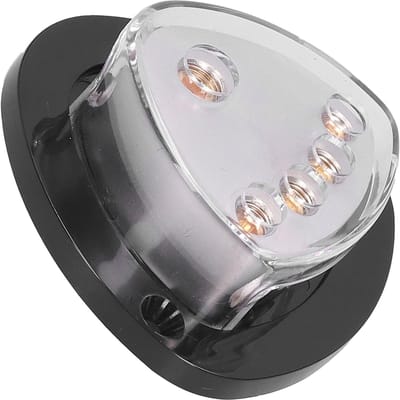 Stroomzekering Verdeelblok Houder 1 In 4 Weg Uit 0 4 AWG tot 4 8 AWG voor Auto's Vrachtwagens Boten gray