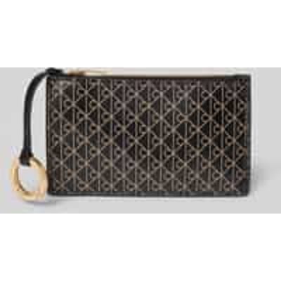 Calvin Klein Emblem AOP Top Zip - Creditcardhouder 4cc 13 cm (black aop)