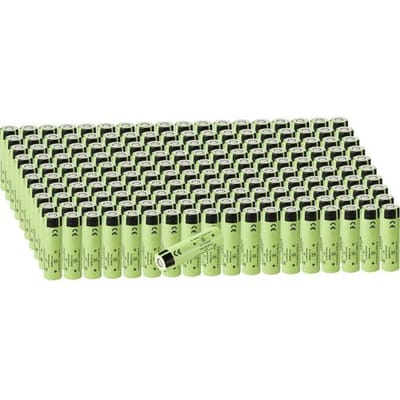 Panasonic NCR18650GA Speciale oplaadbare batterij 18650 Flat-top Lithium 3.6 V 3300 mAh 180 stuk(s)