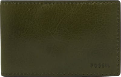 FOSSIL Portemonnee Andrew FPW Bifold Canteen Groene