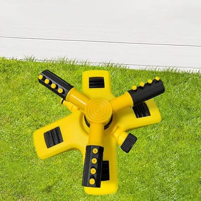 Gazonsproeier - Automatische irrigatie - Tuinonderhoud - 360 graden rotatie - 29 x 23.7 x 11.9 cm - Grijs