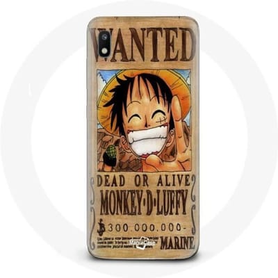 Hoesje voor Samsung Galaxy A10 One Piece Manga Luffy zoekposter