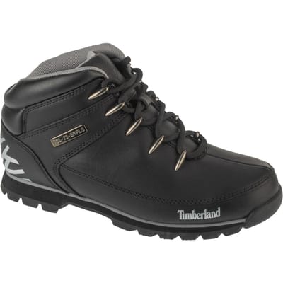 Timberland Euro Sprint Hiker, Heren zwarte wandelschoenen 43,5 zwart