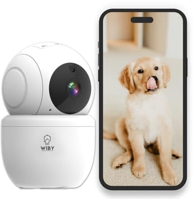 Wifi Binnencamera 1080P met Nachtzicht en Bewegingsdetectie - Compatibel met Smart Home