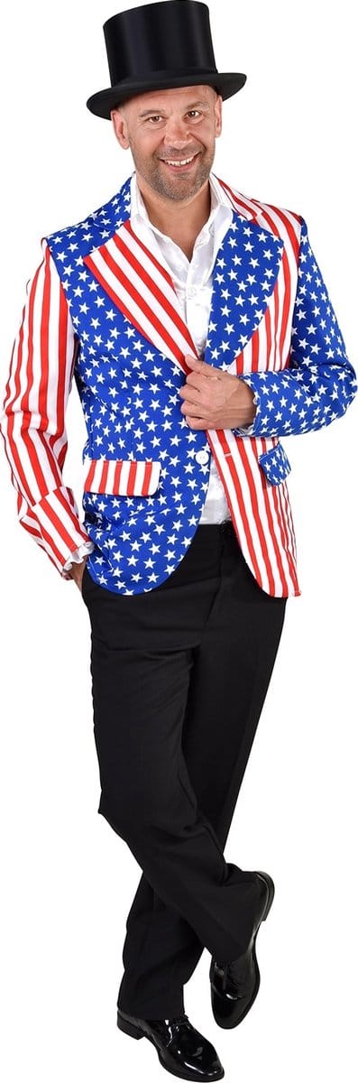 Magic Design Colbert Usa Heren Polyester Maat S