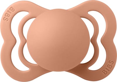 BIBS Supreme Fopspeen - Maat 1 0-6 maanden - Silicone – Peach