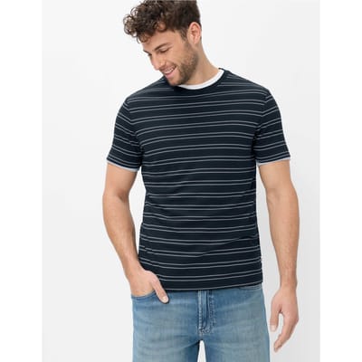 Brax Heren Shirt  Style TJADE navy, donkerblauw, maat M