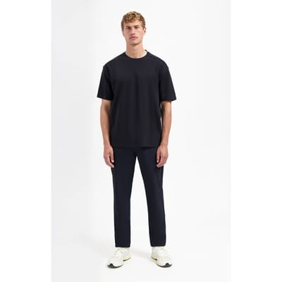 No Excess T-shirt Crewneck Solid Heavy Interlock Black Größe: S | Basic T-Shirts Outlet | Herren | Schwarz