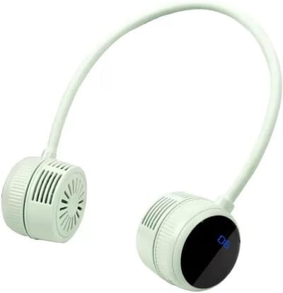 VHV-Opvouwbare Nekventilator - Bladeloze Draagbare Ventilator met USB - Stille Oplaadbare Mini Ventilator - Handsfree Sportventilator voor Outdoor, Camping, Hardlopen en Reizen
