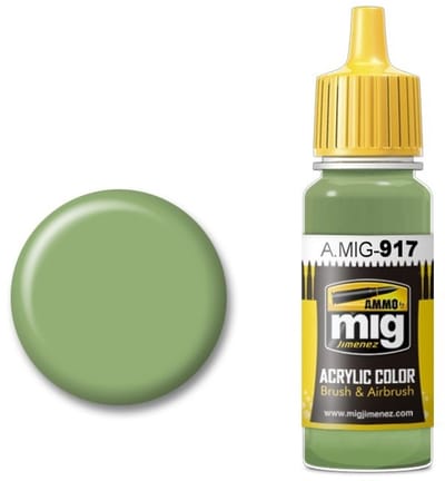 AMMO by Mig Jimenez Hobbyverf Acrylverf - MIG 0917 Light Green - Acryl Verf flesje - 17 ml