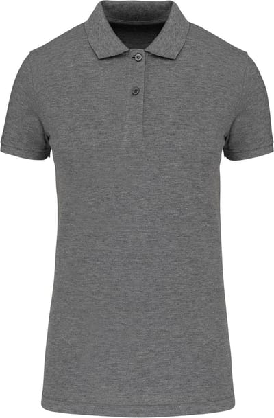 Kariban Piqué-damespolo Bio180 K2026 - Grey Heather - XS