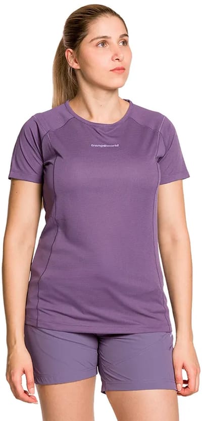 Trangoworld Demba T-shirt Met Korte Mouwen Paars S Vrouw