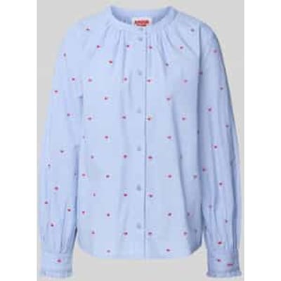 overhemdblouse met knoopsluiting