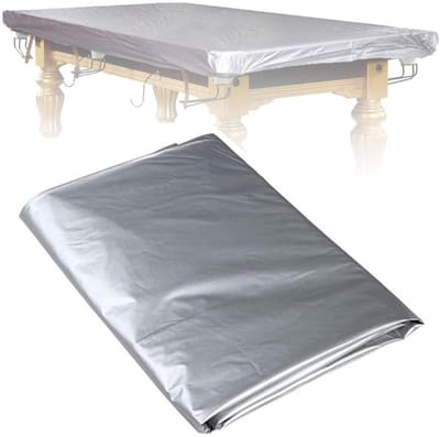 Pooltafelhoes - Biljart beschermhoes - Tafel beschermen - Waterdicht en stofdicht - Meerdere maten - Zilver