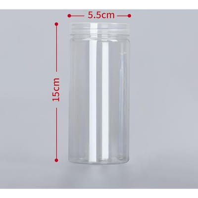 Bocal transparent à large ouverture Réservoir à céréales divers Seau de stockage de nourriture à noix Emballage réutilisable Scellé contre l'humidité Boîtes à poussière