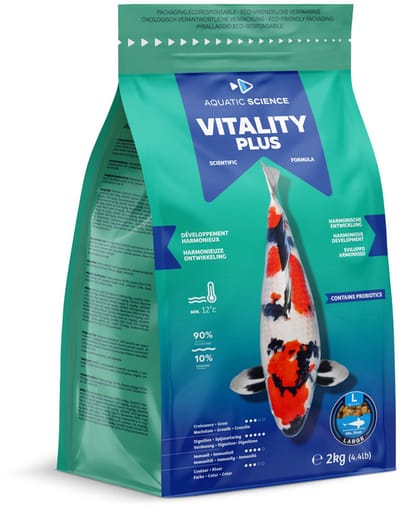Aquatic Science Vitality Plus Large 2kg Floating Koivoer visvoer vijvervoer Ichifood