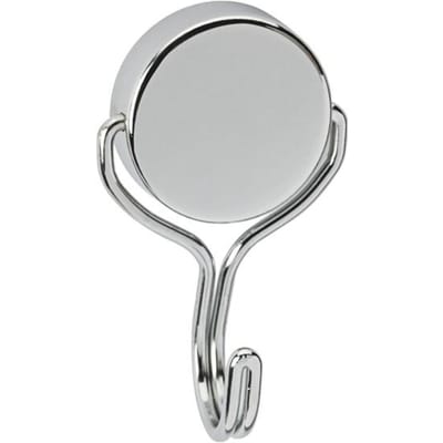 MAUL Magneet rond 1 stuk 50 kg staal metaal Neodymium met haken 7.7 x 4.6 x 2.8 cm zilver