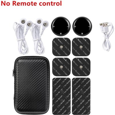 Kleine Handige Draadloze TENS EMS Unit Met Afstandsbediening en LCD Touchscreen, Slimme 10 Modus 39 Niveaus Spierstimulator Voor Fitness