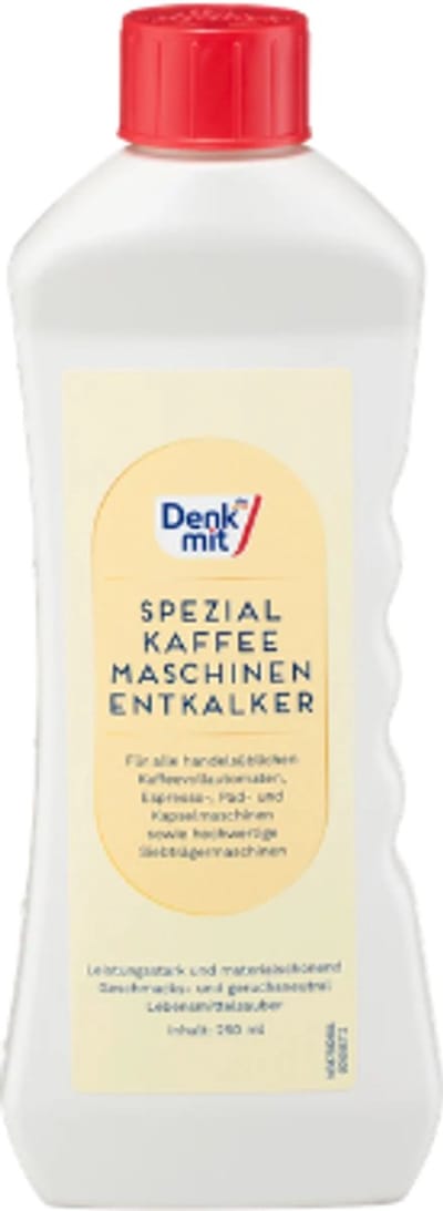 Denkmit Koffiemachine Reiniger & Ontkalker - 250 ml | Verwijdert Kalk & Koffieresten - Voor Volautomatische Espressomachines, Filter- & Padmachines