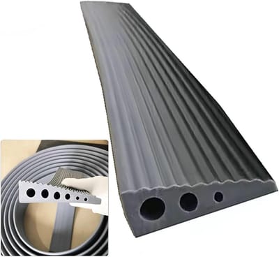 Drempelhulp - Toegangsramp - Rolstoel Gebruik - Antislip Oppervlak - 70 cm - Grijs