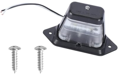 Waterdichte LED Nummerplaatverlichting met Bevestigingsbeugel voor Boot, Trailer, UTV en ATV - Perfecte Achterverlichting voor Voertuigen en Motoren