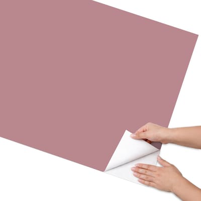 Coloray Meubel Wrap Folie - Roze Meubelfolie - 75x150 cm - Meubelfolie Zelfklevend Oudroze - Wrapfolie Keuken - Minimalist Meubelfolie - Decoratiefolie - Tafeldecoratie - Achtergronden en patronen
