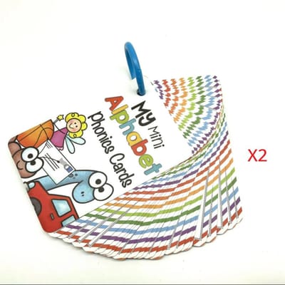 1/2 stuks Engelse 26 Letters Alfabet Phonics Zak Flashcards Vroeg Educatief Leren Woord Speelgoed
