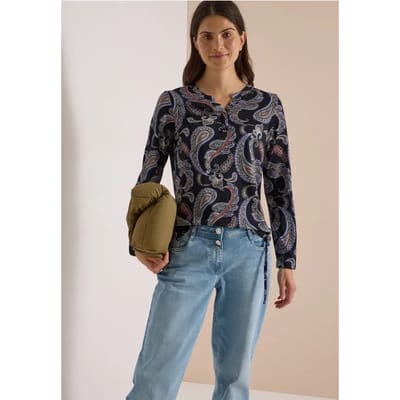 Shirt met lange mouwen in tuniekstijl
