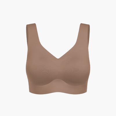 cfab - Comfort Minimizer Rugondersteunende BH - Caramel - 2XL - BH Zonder Beugel Voorgevormd - Ondergoed - Naadlos