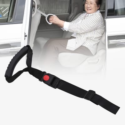 Dailygoods- Handgreep Versterkt - Handgreep Auto - Veiligheidsgreep - Ergonomische Handgreep - Eenvoudig te Installeren - Stevige Nylon Band - Autohandvat