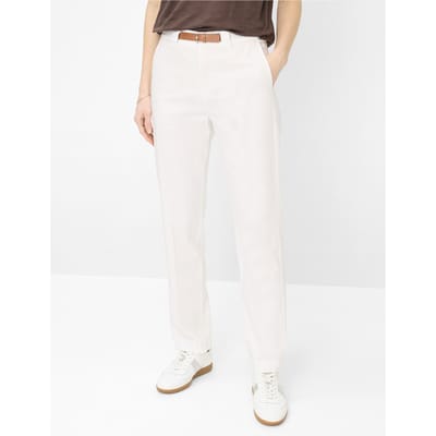 Brax Dames Flatfrontbroek  Style MADISON WHITE, wit, maat 36