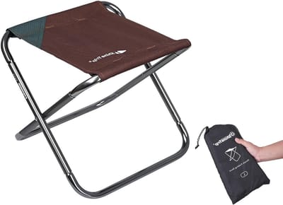 Vouwbare Campingstoel, Lichtgewicht en Draagbare Stoel met Opbergtas voor Wandelen, Reizen en Strandactiviteiten