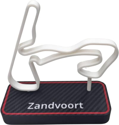 Circuit zandvoort op standaard - f1 - formule 1 - decoratie