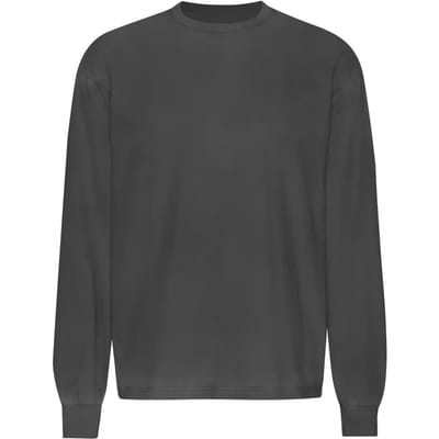 T-shirt met oversized lange mouwen Colorful Standard Organic Faded Black