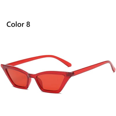 Mode Vintage Zonnebrillen voor Dames Klein Montuur Retro Zonnebrillen Trendy Streetwear Accessoires Bescherming Brillen