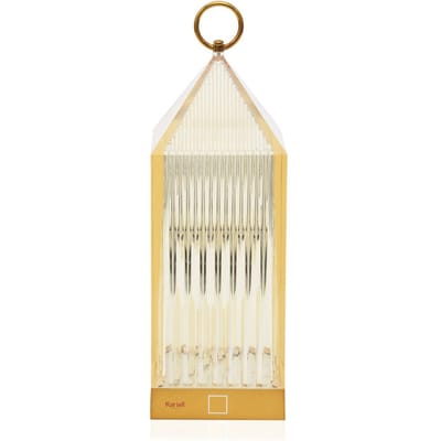 Kartell Lantaarn Tafellamp - amberkleurig