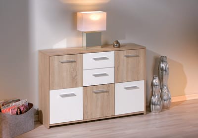 Interlink SAS Elvezia - Dressoir - Bruin - Hout/Metaal