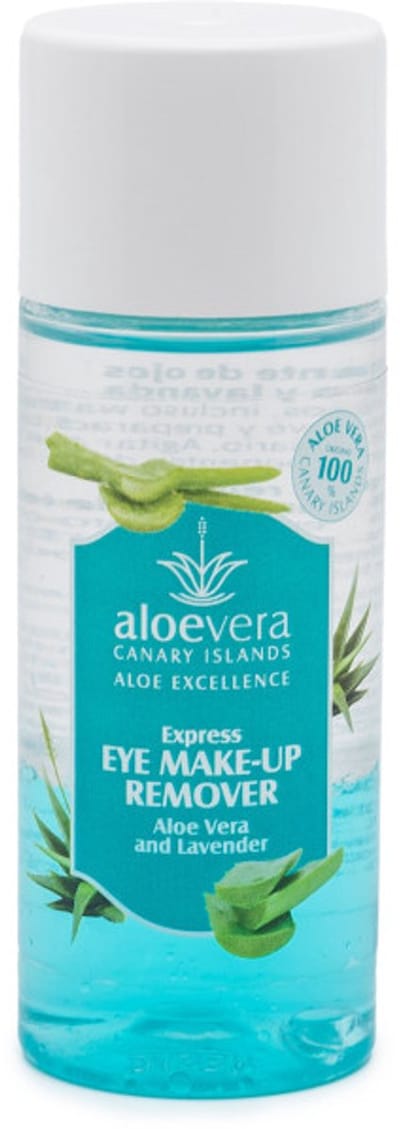 Aloe Excellence | Oog Make-up Reiniging | Met Aloe Vera en Lavendel | Verzorgend en beschermend voor de huid van de ogen | Canarische Eilanden | 50ml
