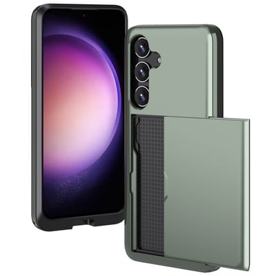 imoshion Hoesje met Pasjeshouder - Geschikt voor Samsung Galaxy S24 - Donkergroen
