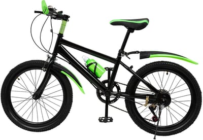 Paco Goederen® 20 inch mountainbike met 7 versnellingen - kinderfiets - dubbele schijfremmen - kinderfiets in hoogte verstelbaar