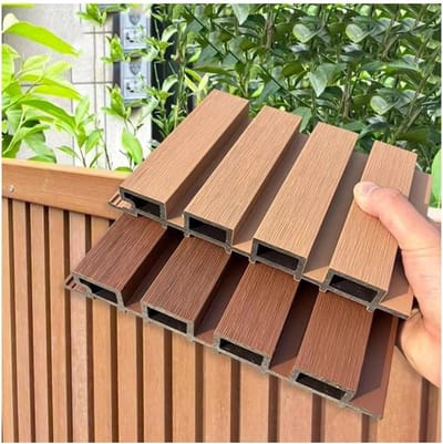 Tuinscherm Hout Composiet - Privacy Scherm Tuin - Buitenruimte Verfraaien - Weerbestendig Ontwerp - Veelzijdig Aanpasbaar - Grigio
