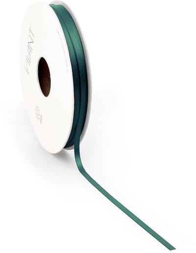 Donkergroen Satijnlint – 25 mm × 25 m – double face satijn