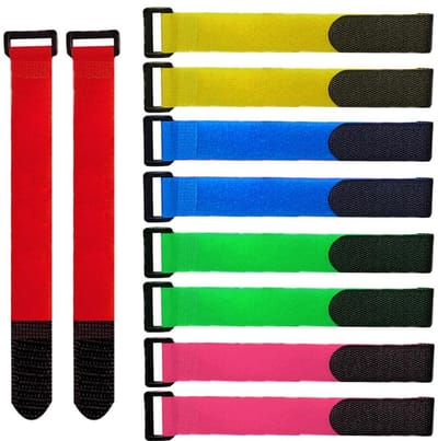 Dailygoods- Kabelbinders Herbruikbaar - 20 Stuks - Nylon - Verstelbaar - Multifunctioneel - 30 X 2 cm - Ideaal voor Kabelbeheer