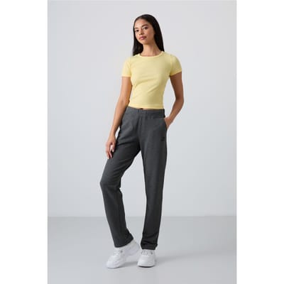 Hoge Taille Rechtegenoe Pants
