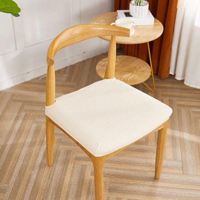 Home Hoorn Stoelhoes Gesplitst Elastisch Universeel Eettafel Stoelhoes Scandinavisch Kantoor Gebruik Draaistoel Kruk Kussenhoes 38CM