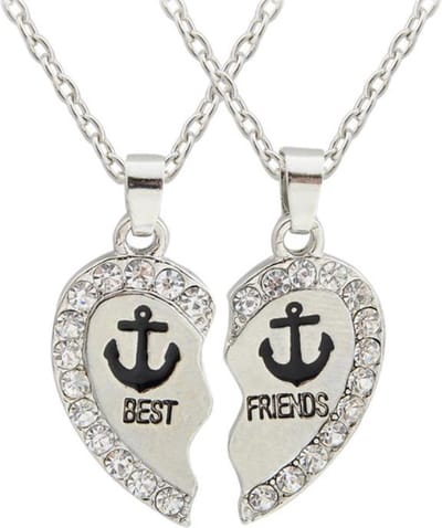 Fako Bijoux® - Vriendschapsketting - BFF Ketting - Best Friends - Anker