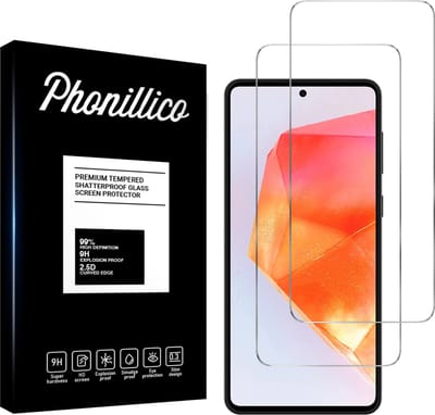 Screenprotector voor Samsung Galaxy C55 5G - 2 stuks Beschermglas van glas Transparante glazen schermbeschermfolie