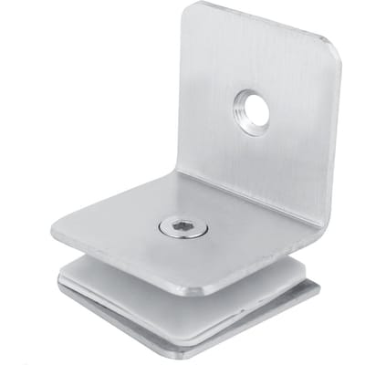 Support de charnière à 90 degrés pour porte de douche en verre, en acier inoxydable, pour salle de bain