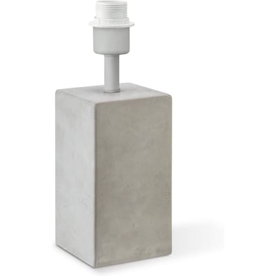 Home Sweet Home - Industriële tafellamp voet Pillar voor lampenkap - Beton - 11/11/32cm - gemaakt van Beton - geschikt voor E27 LED lichtbron -